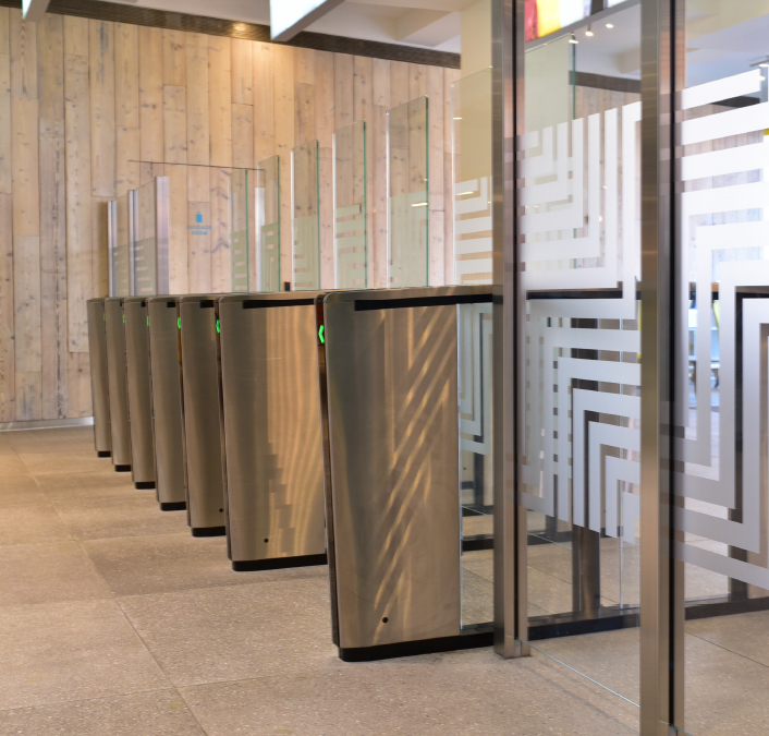 Boon Edam offer stylish and high-quality security solutions for office refurbishment